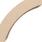 Ekena Millwork 5-inch W x 8-inch D x 8-inch H Thorton Rough Cedar Woodgrain TimberThane Knee Brace, Primed BRCUR05X08X08THRRCPR - alternate 2